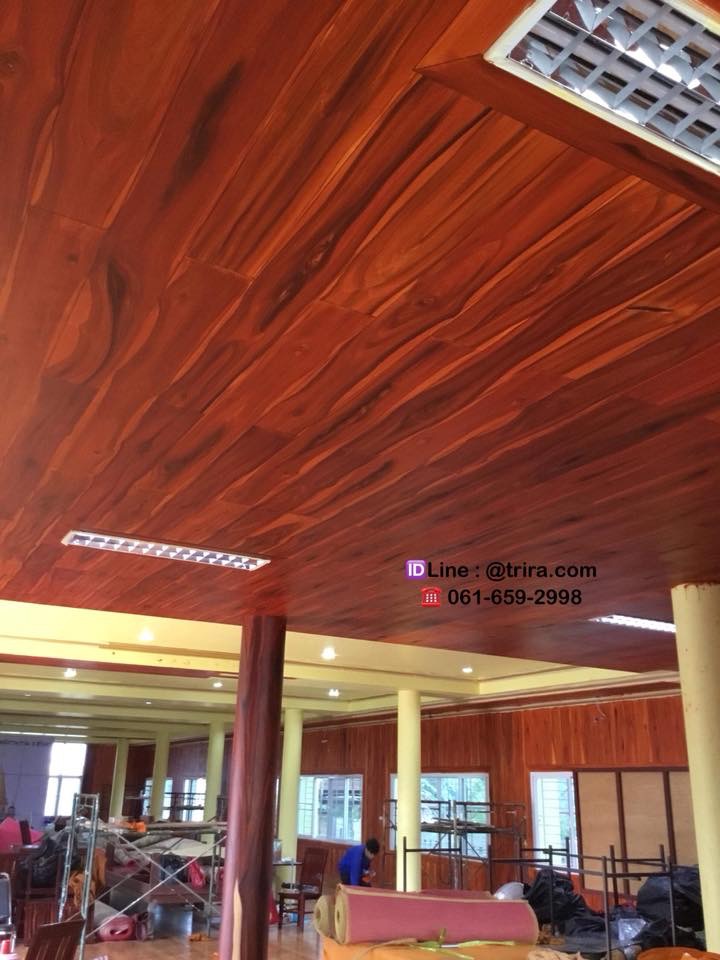 รับเหมาทาสีลายไม้ สอบถาม 061-659-2998