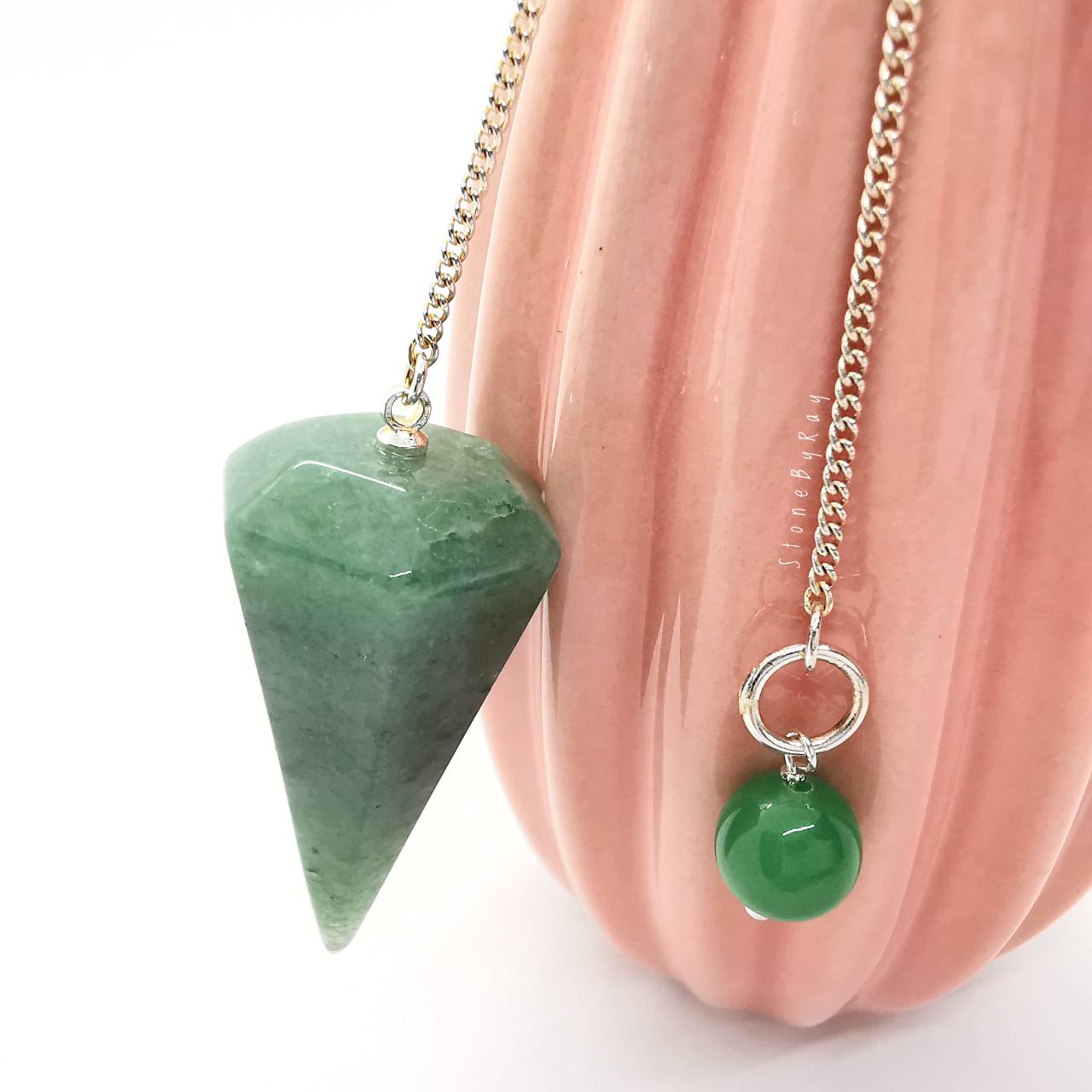 เพนดูลั่มหินกรีนอเวนเจอรีน Green Aventurine
