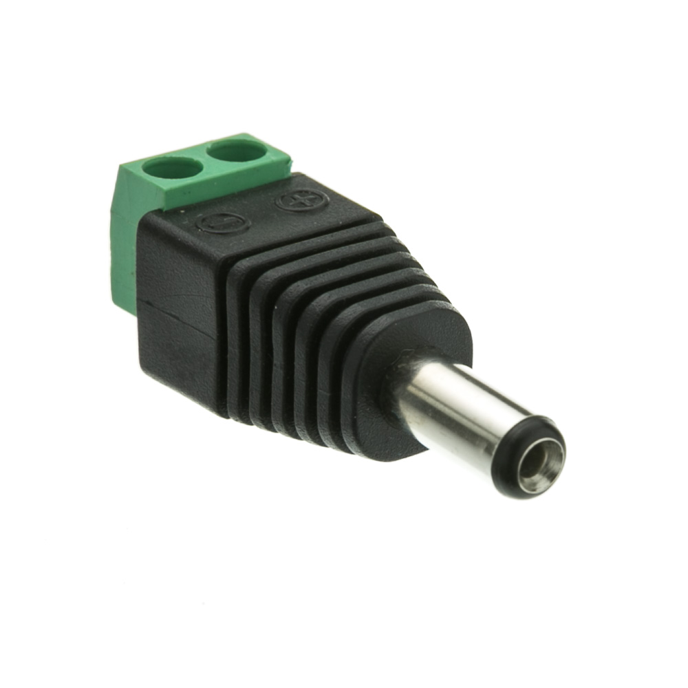 DC male Adapter Jack 5.5x2.5mm plug สำหรับ Arduino