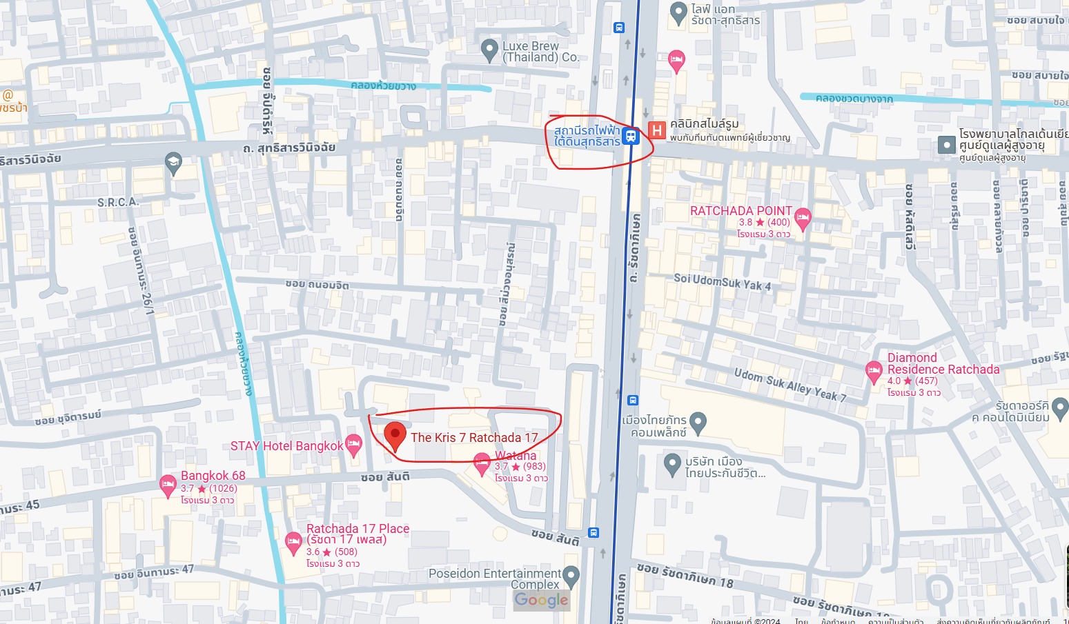ปล่อยเช่าคอนโด The Kris 7 Ratchada 17 (เดอะ คริส 7 รัชดา 17) - 1ห้องนอน 1ห้องน้ำ 1ห้องนั่งเล่น 1ห้องครัว - ใกล้ MRT สุทธิสาร - ขนาดห้อง 32 ตรม. ชั้น 7