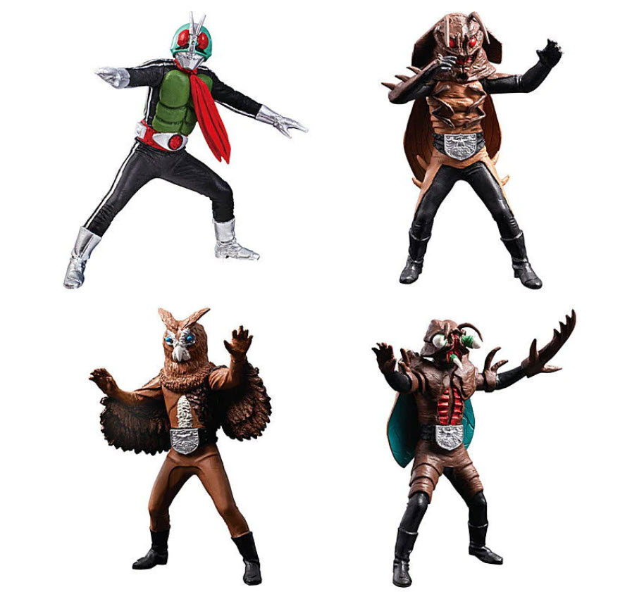 gashapon 4549660710172 gasha HG kamen rider classic Vol.2(set 4) ได้ครบ 4 แยย (Full Complete)