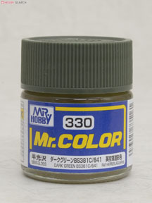 mr.color 330 dark green BS381c/641 10ml.