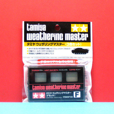 (เหลือ1ชิ้น) Weathering Master F Set (F titanium / light gun metal / copper)