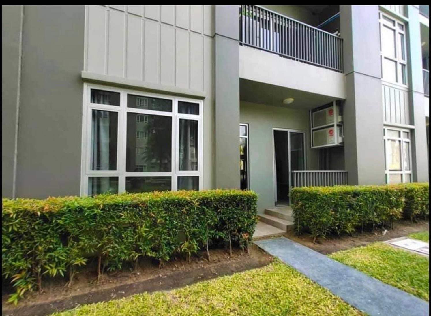 ให้เช่า Manor Sanambinnam (แมเนอร์ สนามบินน้ำ) ขนาด44ตรม ชั้น1 พร้อมอยู่