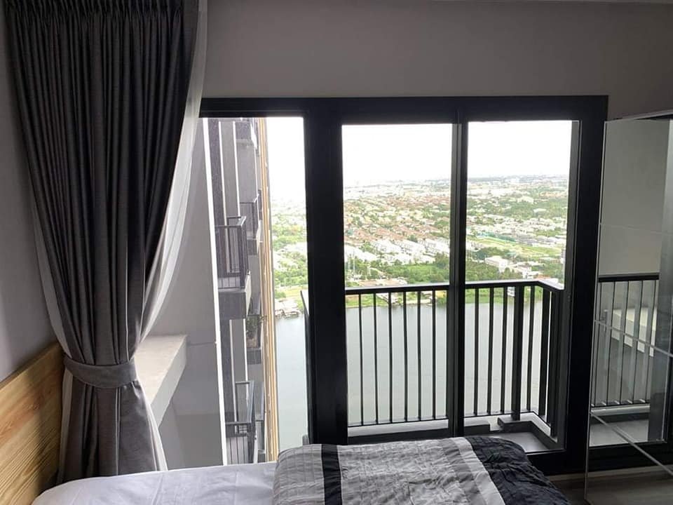 ปล่อยเช่าคอนโด The Politan Rive (เดอะ โพลิแทน รีฟ) - วิวแม่น้ำ 1ห้องนอน 1ห้องน้ำ 1ห้องนั่งเล่น 1ห้องครัว - ใกล้ MRT พระนั่งเกล้า - ขนาดห้อง 30 ตรม. ชั้น 40