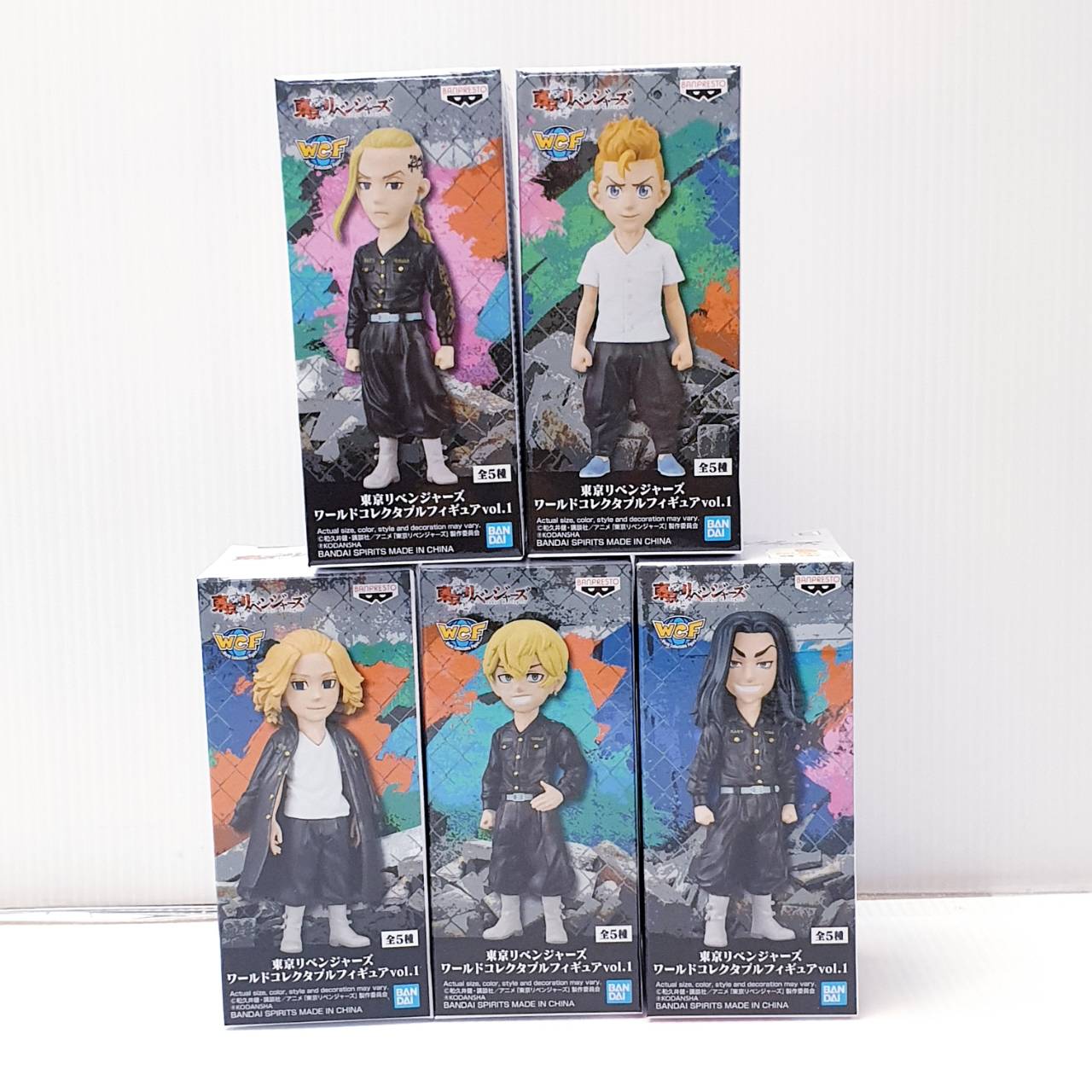 4983164189612 (set5) tokyo revengers WCF Vol.1 ได้ครบ 5แบบ