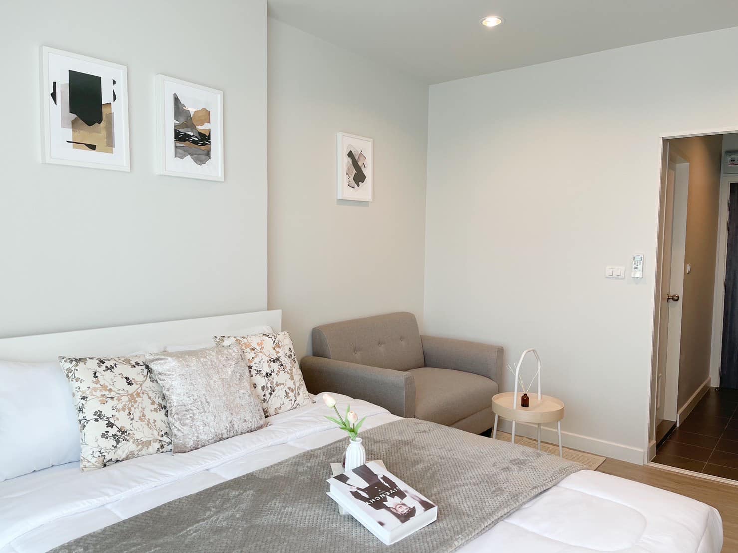 ให้เช่า Metro Sky Wutthakat ห้องใหม่แต่งสวยมีเครื่องซักผ้า