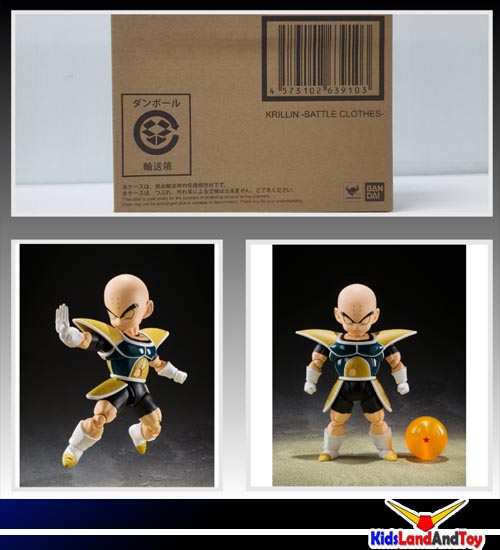 (เหลือ 1ชิ้น) 4573102639103 p-bandai s.h.figuarts krillin-battle clothes