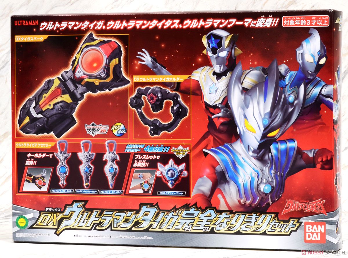 (มี1ชิ้น ทักแชทก่อนโอน 4549660408918 DX Ultraman Taiga Perfect Dress-up Set อุปกรณ์แปลงร่างอุตราแมนไทก้า