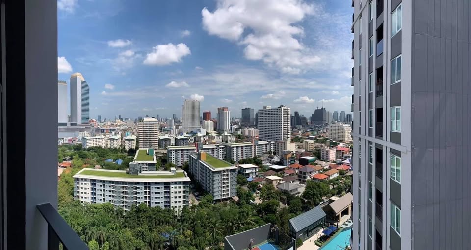 ให้เช่าห้องแบบ 1ห้องนอน 1ห้องน้ำ โซนพื้นที่ MRT ห้วยขวาง คอนโด Chapter One ECO Ratchada-Huaikwang (แชปเตอร์ วัน อีโค รัชดา – ห้วยขวาง) High Rise ขนาดห้อง 30 ตรม. ชั้น 18 ตึก H