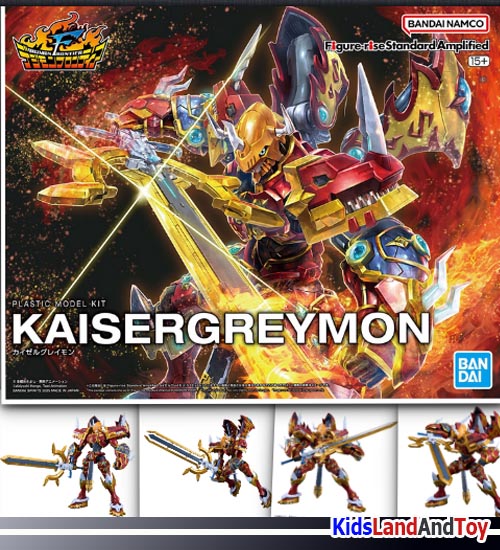 Bandai 4573102688521 Figure-rise Standard Amplified KAISERGREYMON
