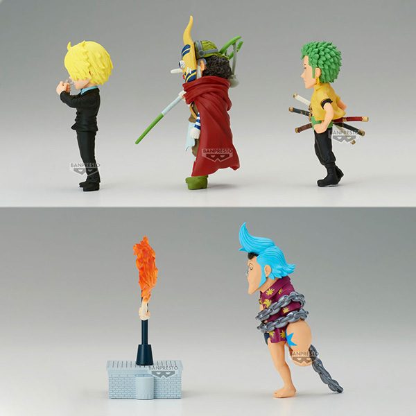 Banpresto ได้ครบ 5 แบบ 4983164289381 (set 5) WCF One piece - Enies lobby2