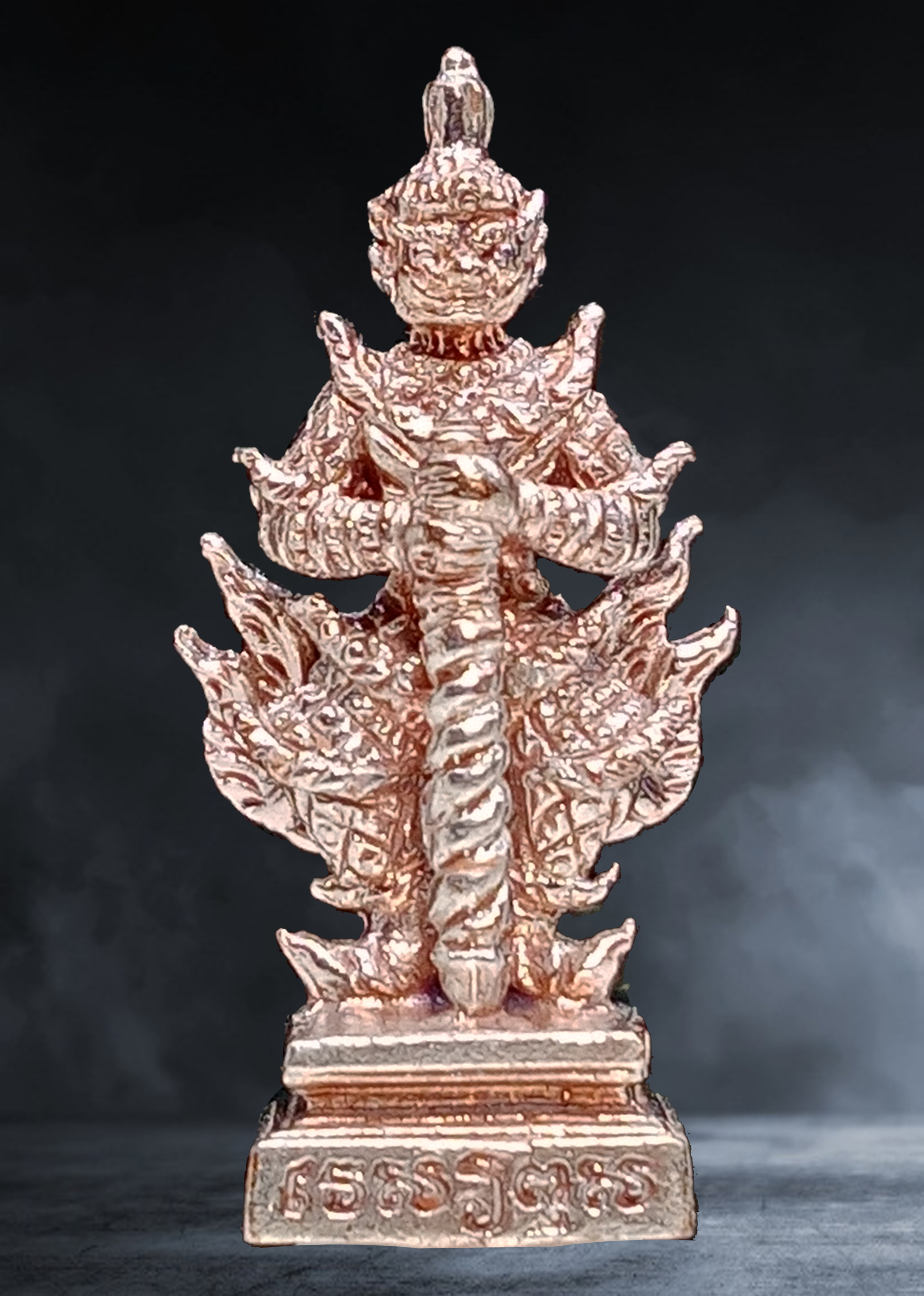 รูปหล่อ ท้าวเวสสุวรรณ ศาลท้าวเวสสุวรรรณ บางใหญ่ จ.นนทบุรี รุ่นหนุนดวง รุ่น ๑ ปี ๒๕๖๒