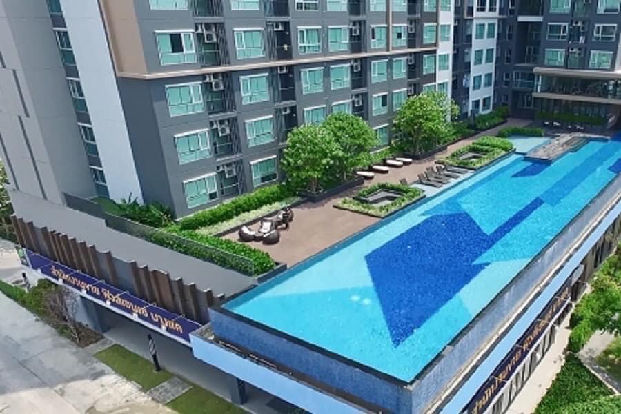 ปล่อยเช่าคอนโด Fuse Sense Bangkae (ฟิวส์ เซนเซ่ บางแค) - ห้องมุม1ห้องนอน(ไม่ใช่กระจก) 1ห้องนั่งเล่น 1ห้องน้ำ - ใกล้ MRT หลักสอง/โรงพยาบาลเกษมราษฎร์ บางแค - ขนาดห้อง 39.5 ตรม. ชั้น 23