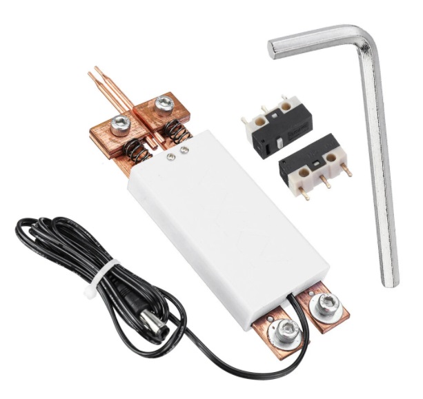 เครื่องเชื่อมจุดสำหรับขั้วแบตเตอรี่ลิเธียม แบบปากกาพร้อมสวิตช์ Spot Welder Auto Trigger Built-in Switch สำหรับ DIY Spot Welder Battery Tool