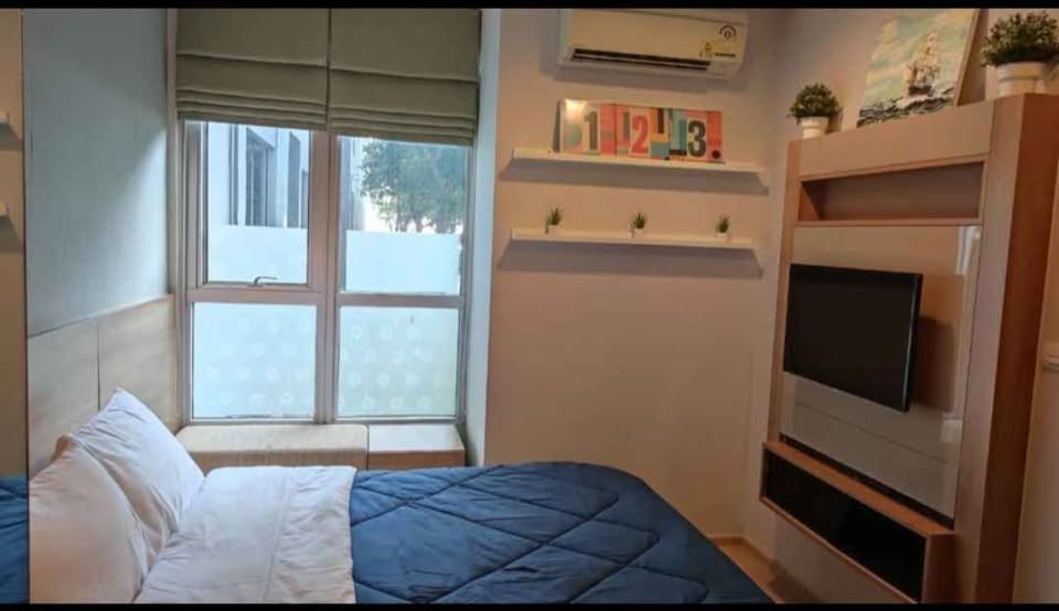 ให้เช่าห้องแบบ 1ห้องนอน 1ห้องน้ำ โซนพื้นที่ BTS อ่อนนุช คอนโด Rhythm Sukhumvit 50 (ริทึ่ม สุขุมวิท 50) ขนาดห้อง 35 ตรม. ชั้น 6 ชั้นเดียวกับส่วนกลาง