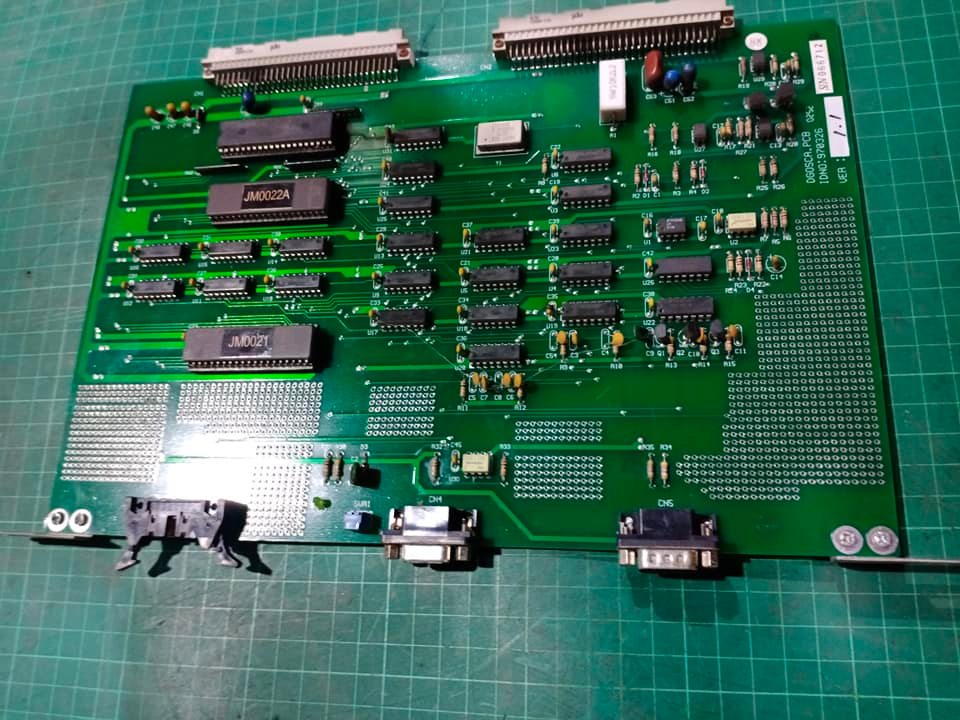 DGOSCA.PCB IDNO : 970326 แผง control สำหรับเครื่อง CNC Wircut