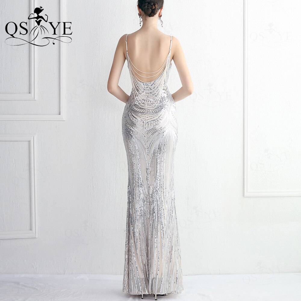 kudapy ชุดราตรียาวผ้ากริสเตอร์สายเดี่ยวคอวี โชว์หลัง สีเขียว,สีแดงเบอร์กันดี้,สีดำ,สีเงิน,สีชมพูโรสโกลด์ สีเขียวมิ้นท์ สีฟ้า ผ้าขยายได้ สวมเข้ารูป