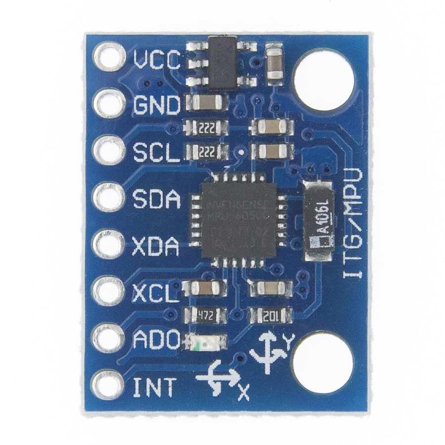 GY-521 IMU 3-axis Accelerometer/Gyro Module สำหรับวัดความเร่ง วัดได้ 3 แกน x,y,z
