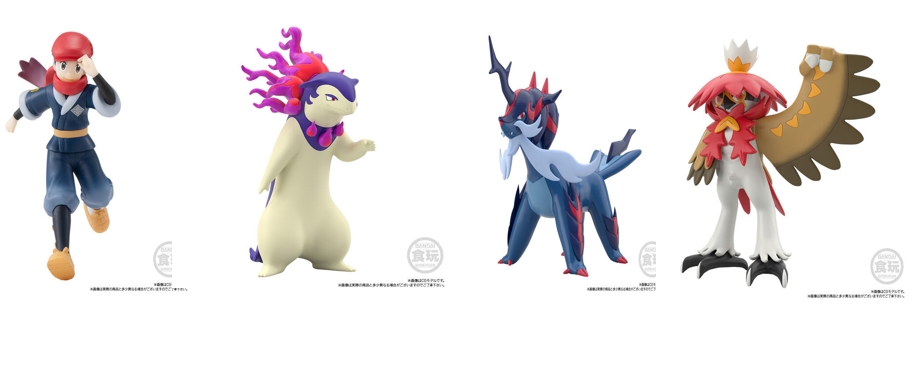 Preorderเข้า 11-12/2025 รบกวนสั่งแยกกับสินค้ารายการอื่นครับ Bandai 4570117924798 POKÉMON SCALE WORLD HISUI REGION REI & TYPHLOSION (HISUIAN FORM) & DECIDUEYE (HISUIAN FORM) & SAMUROTT (HISUIAN FORM) W/O GUM