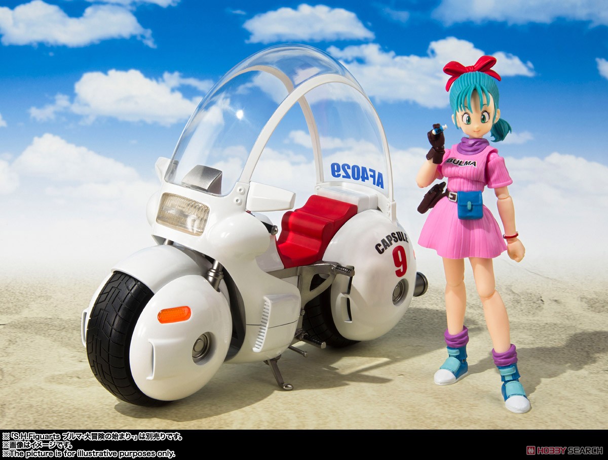 Bandai 4573102664983 S.H.FIGUARTS BULMA S MOTORCYCLE -HOIPOI CAPSULE NO.9- REISSUE