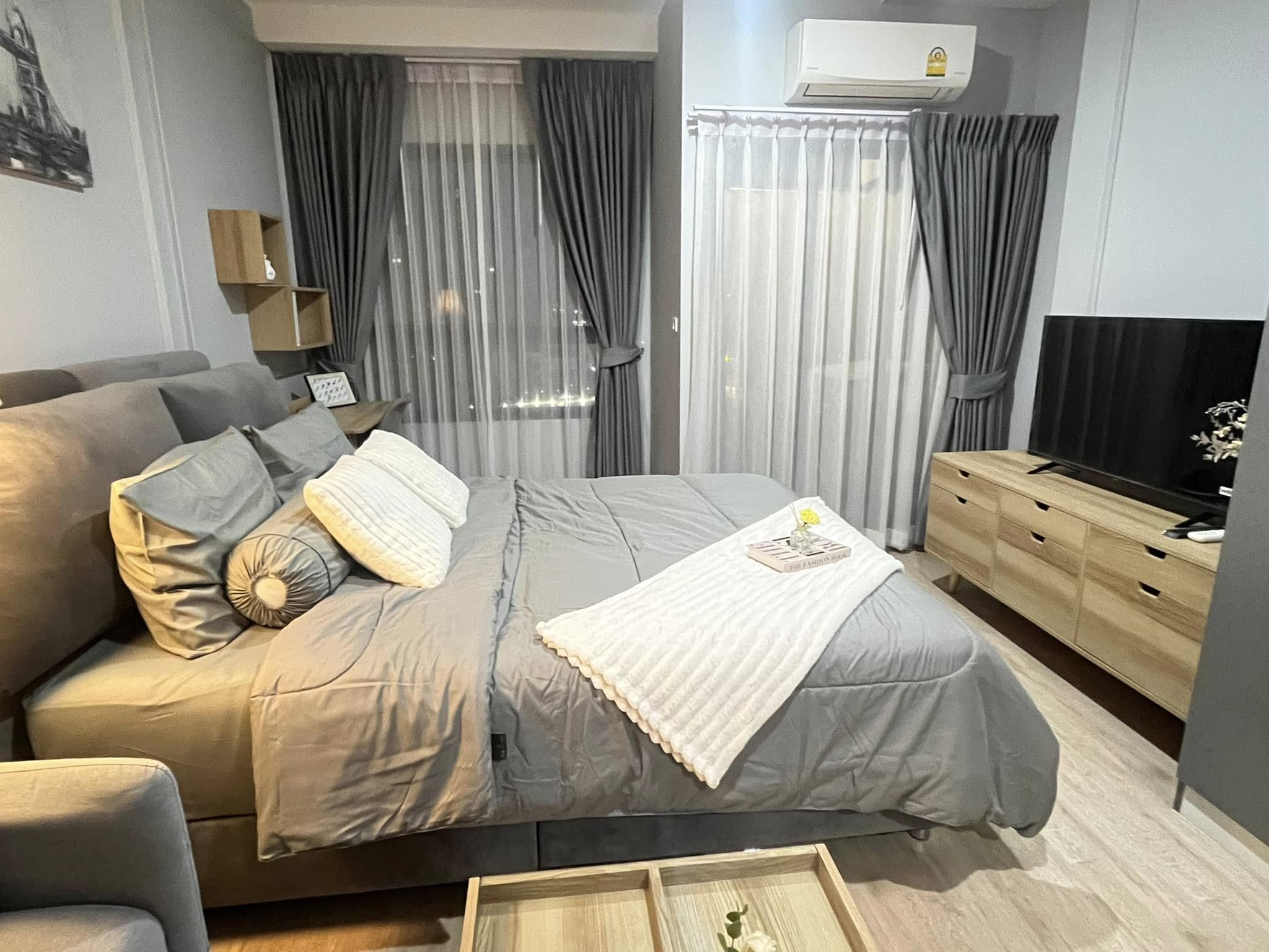 คอนโด IDEO New Rama 9 (ไอดีโอ นิว พระราม 9) High Rise โซนพื้นที่ ARL รามคำแหง ให้เช่าห้องแบบ Studio 1ห้องน้ำ 1ครัวแยก ขนาดห้อง 27 ตรม. ชั้น 10