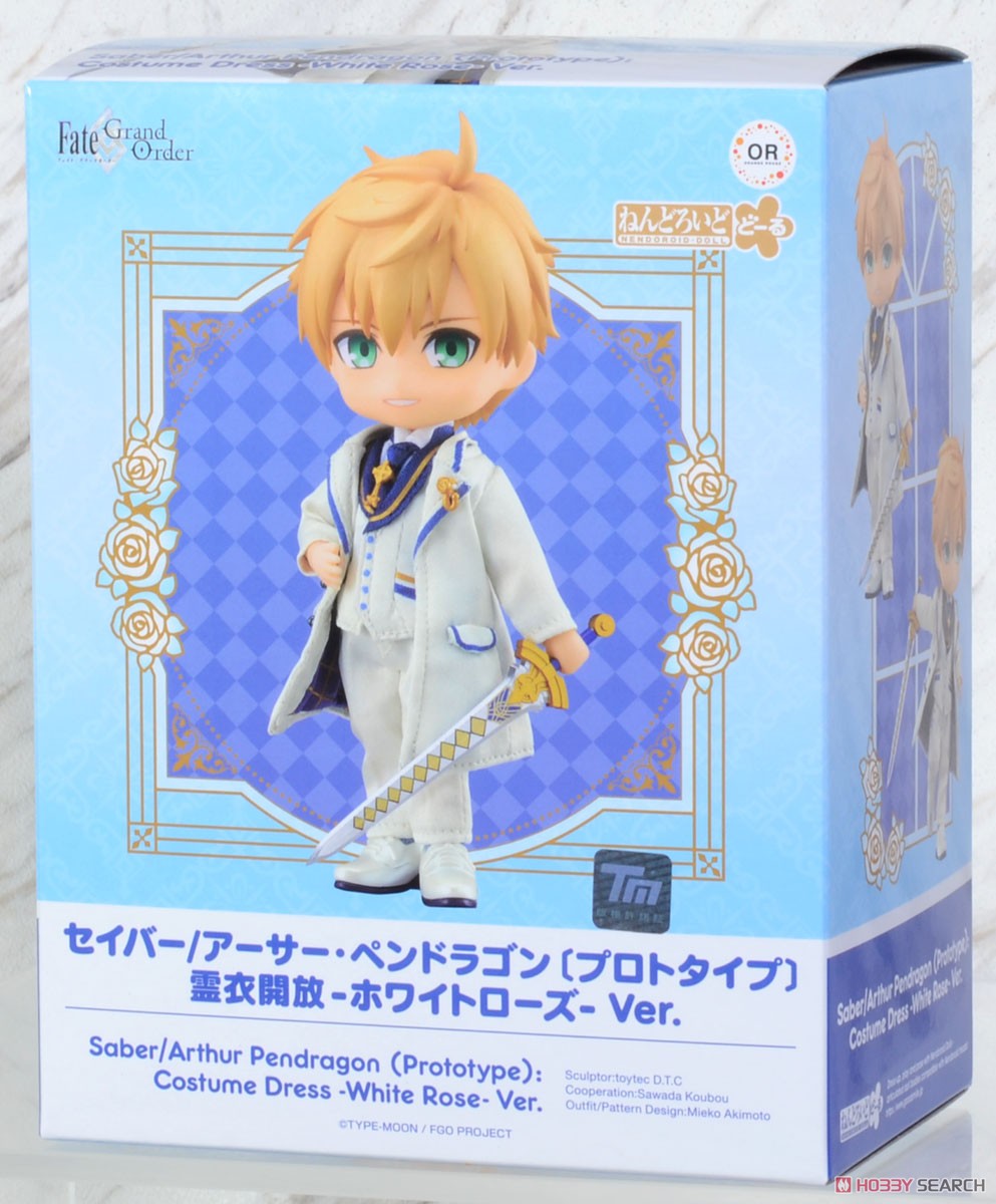 Nendoroid Doll Saber/Arthur Pendragon (Prototype): Costume Dress -White Rose- Ver. 4580590127388