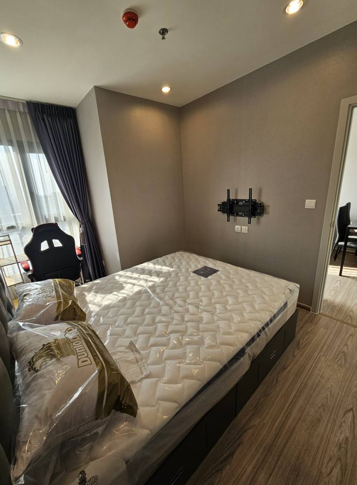 ให้เช่าคอนโด The Tree Hua mark Interchange (เดอะ ทรี หัวหมาก อินเตอร์เชนจ์) - โซนพื้นที่ MRT ลำสาลี รามคำแหง เดอะมอลล์ - ห้องแบบ 2ห้องนอน 2ห้องน้ำ - ขนาดห้อง 42 ตรม. ชั้น 18 ตึก C จอดรถได้ 1 คัน