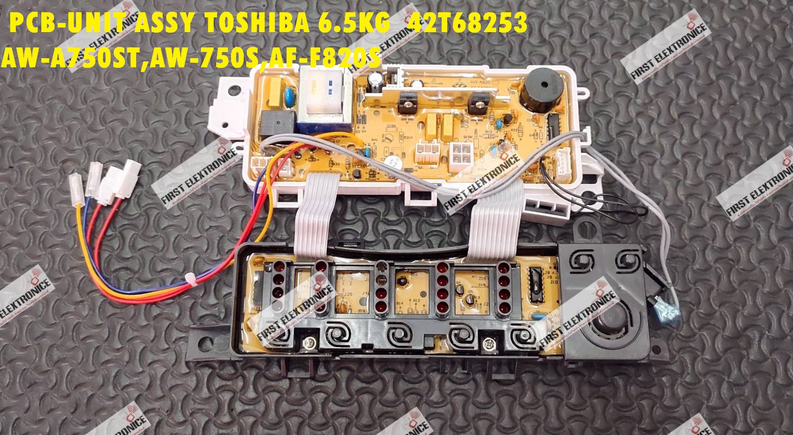 บอร์ดเครื่องซักผ้าTOSHIBA 6.5KG, พาร์ท 42T68253 รุ่น AW-A750ST,AW-750S,AF-F820S