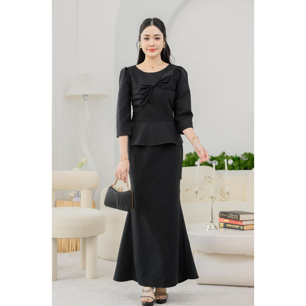 kudapy เซ็ทผ้าฝ้ายมัดหมี่ลพบุรี 4 ตะกอตีเกลียวทอมือ ผ้านุ่ม เนื้อดี ผ้าไม่หด ระบายอากาศดี