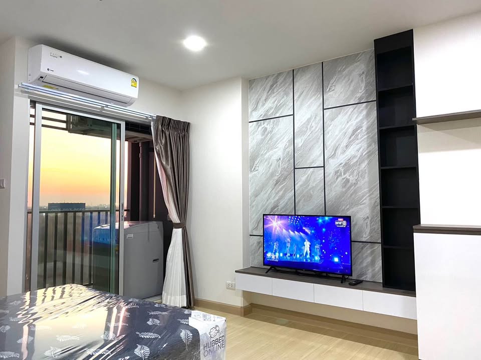 ให้เช่าห้องแบบ Studio 1ห้องน้ำ โซนพื้นที่ BTS ปู่เจ้า คอนโด Supalai Veranda Sukhumvit 117 (ศุภาลัย เวอเรนด้า สุขุมวิท 117) ขนาดห้อง 29 ตรม. ชั้น 9
