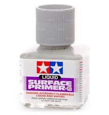 tamiya 87075 Liquid Surface Primer [40ml] สีเทาอ่อน