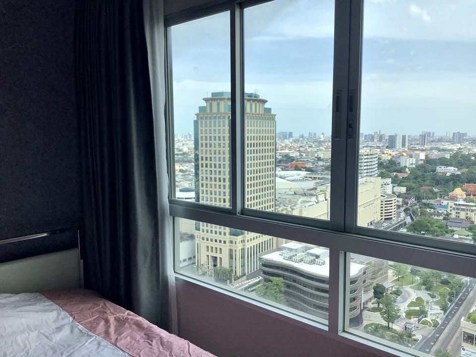 ให้เช่าห้องแบบ 1ห้องนอน 1ห้องน้ำ โซนพื้นที่ MRT บางยี่ขัน คอนโด Lumpini Park Pinklao (ลุมพินี พาร์ค ปิ่นเกล้า) High Rise ขนาดห้อง 28 ตรม. ชั้น 27