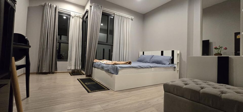 ปล่อยเช่าคอนโด The Tree Hua Mak Interchange (เดอะ ทรี หัวหมาก อินเตอร์เชนจ์) - Studio 1ห้องน้ำ 1ห้องครัว - ใกล้ The Mall บางกะปิ / MRT ลำสาลี - ขนาดห้อง 23 ตรม. ชั้น 4 ตึก D