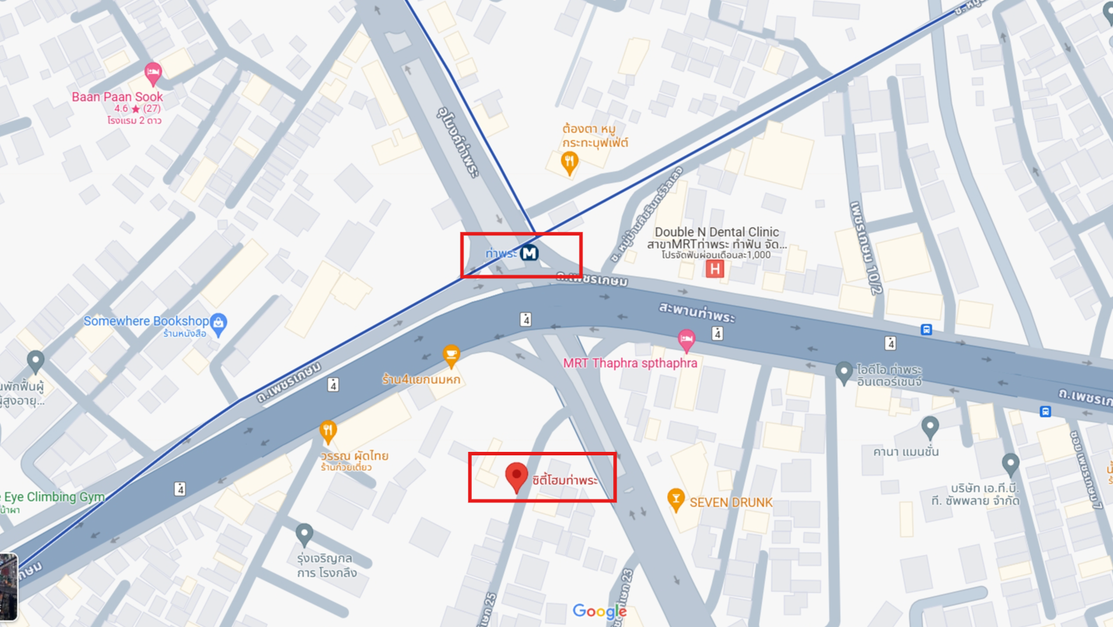 ปล่อยเช่าคอนโด City Home Tha Phra Intersection (ซิตี้ โฮม สี่แยกท่าพระ) - 2ห้องนอน 1ห้องน้ำ 1ห้องนั่งเล่น - ใกล้ MRT ท่าพระ - ขนาดห้อง 88 ตรม. ชั้น 10