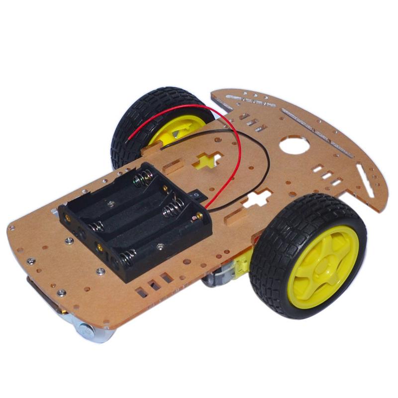 หุ่นยนต์ Smart car 2WD Robot Car Chassis With 2 Motors