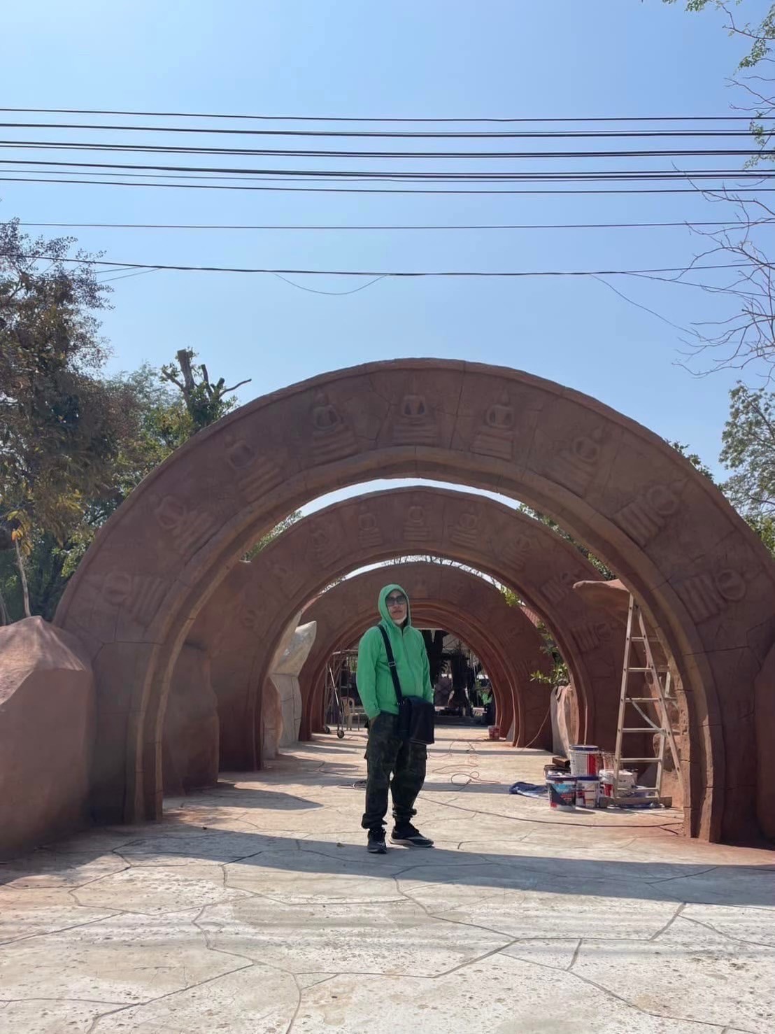 บรรยากาศการให้เยี่ยมชม #สวนพุทธศิลป์ #อุทยานพระนาดูนทะลุมิติ จ.มหาสารคาม สอบถาม โทร 061-6592998