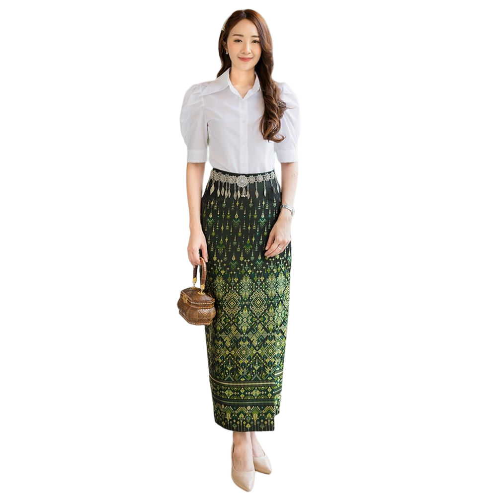 kudapy เสื้อเชิ้ตไปงานแต่ง เสื้อคอปกสีแดง สีฟ้า สีขาว สีชมพูกะปิ ใส่เข้าชุดกับผ้าถุงไปงานเก๋ๆได้เลยค่ะ หรือจะใส่ทำงานก็สวยมากนะคะ (ราคาเฉพาะเสื้อ)