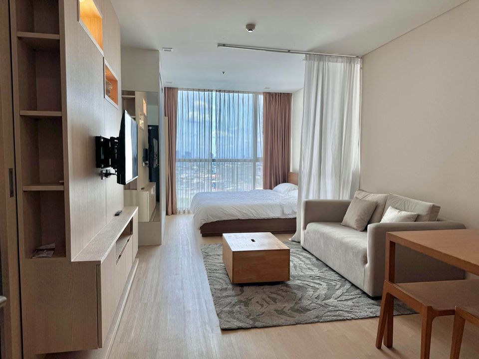 ปล่อยเช่าคอนโด Le Luk Condominium (เลอ ลักซ์ คอนโด) W Market - Studio 1ห้องน้ำ 1ห้องครัว - ใกล้ BTS พระโขนง / W Market - ขนาดห้อง 39.5 ตรม. ชั้น 18