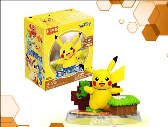 BLOKEES 810181530308 BLOKEES FIGURES POKEMON 74001 CLASSIC EDITION S PIKACHU