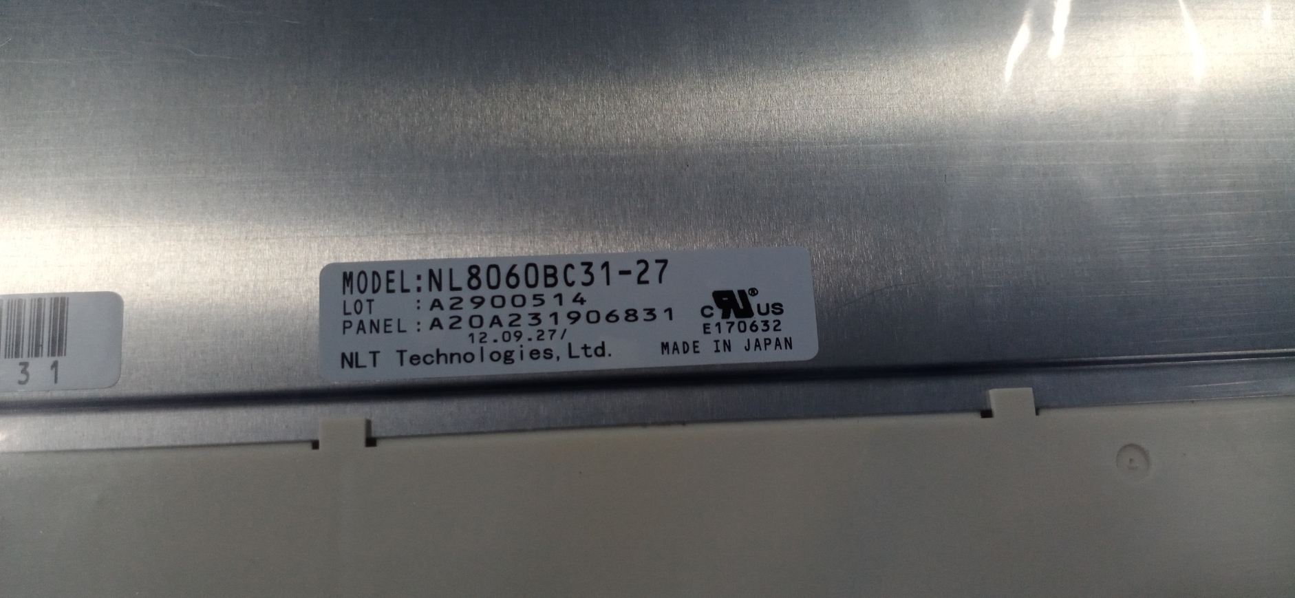 NEC NL8060BC31-27 LCD CNC BROTHER TC-S2C