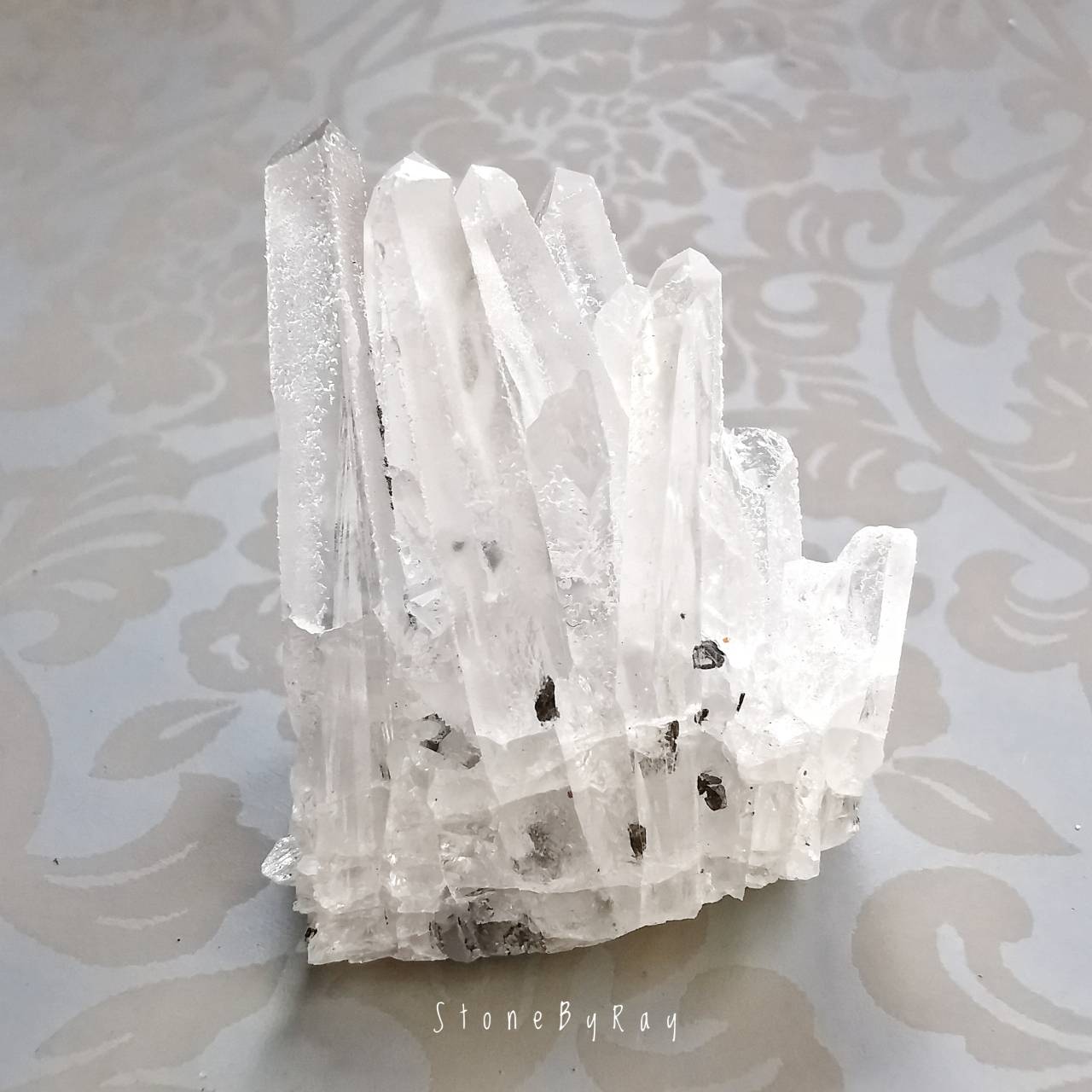 หินคริสตัลควอตซ์ผลึกก้อนธรรมชาติ