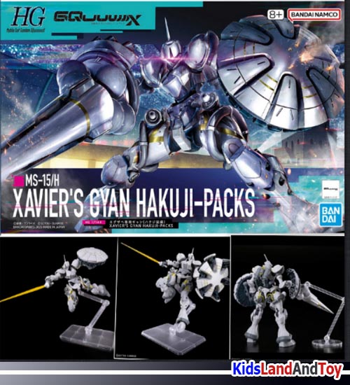 Bandai 4573102685940HG 1/144 XAVIER'S GYAN HAKUJI-PACKS (SPP)