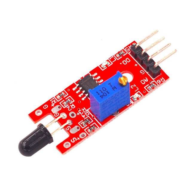 Flame Sensor Module ตรวจจับเปลวไฟด้วย Infrared IR Flame Detector Module KY-026
