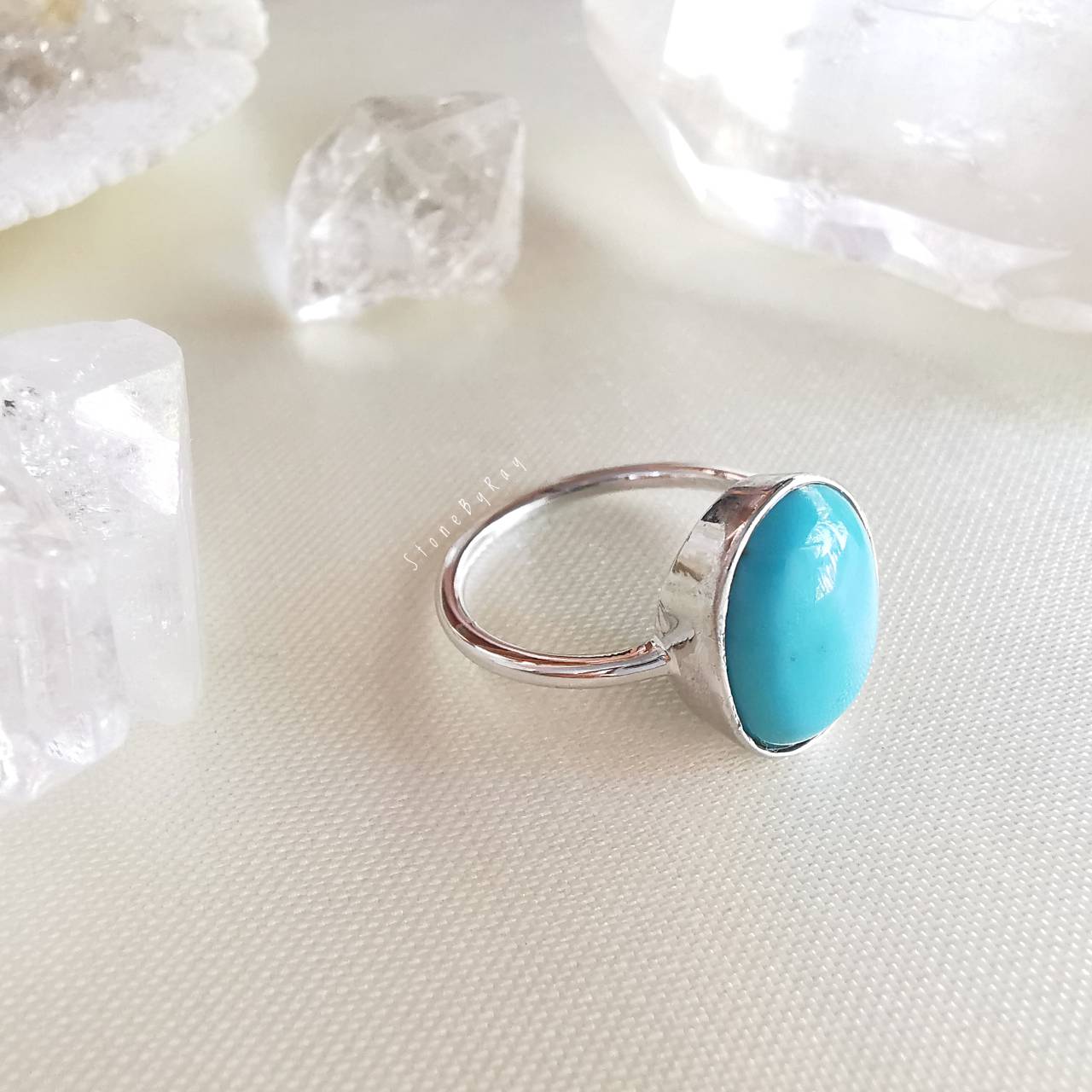 แหวนเงินหินเทอร์ควอยส์ Turquoise