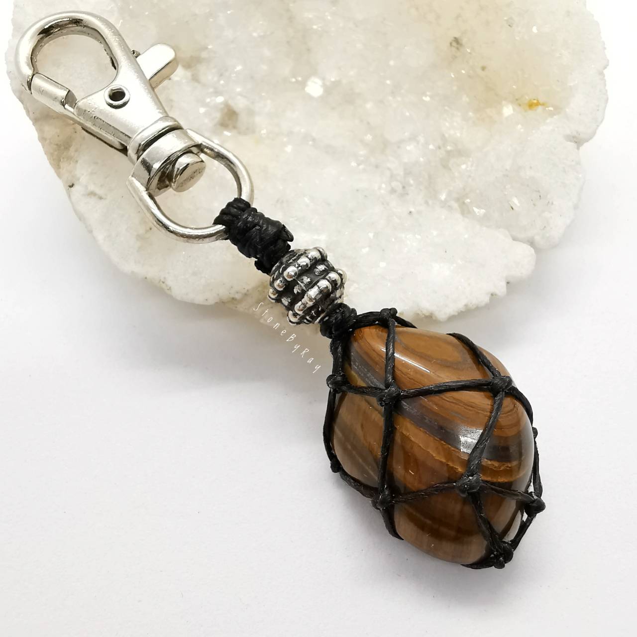 พวงกุญแจหินตาเสือ (Tiger's eye)