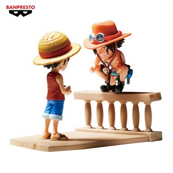 Banpresto 4983164894752 ONE PIECE WORLD COLLECTABLE FIGURE LOG STORIES-MONKEY.D.LUFFY & PORTGAS.D.ACE-