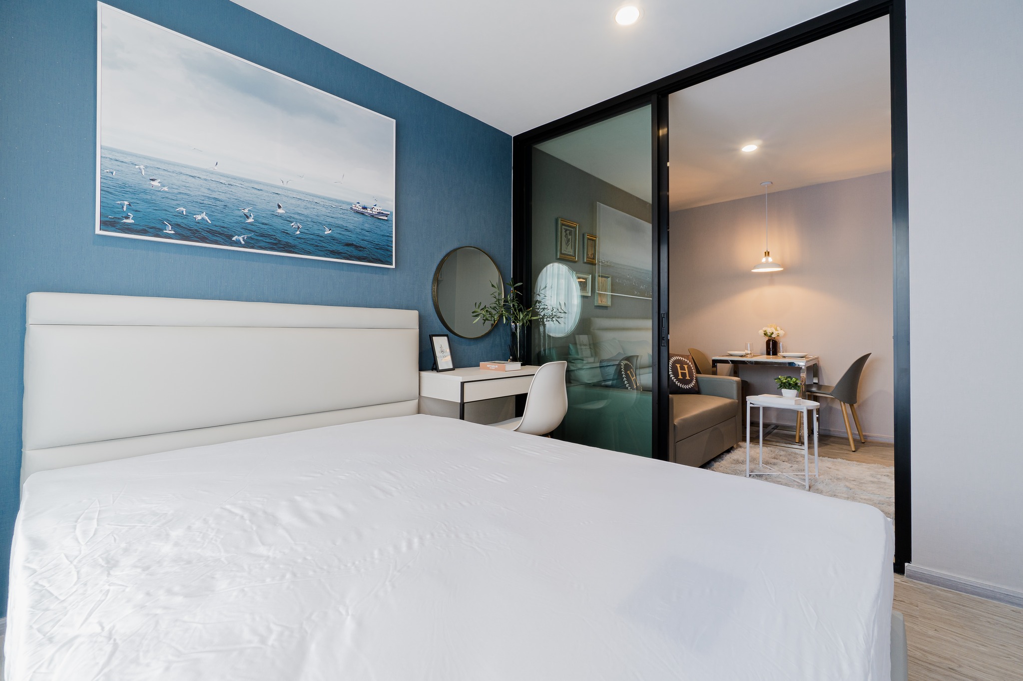 ให้เช่าคอนโด REACH Phahon Yothin 52 (รีช พหลโยธิน 52) เฟอร์ครบมีเครื่องซักผ้า