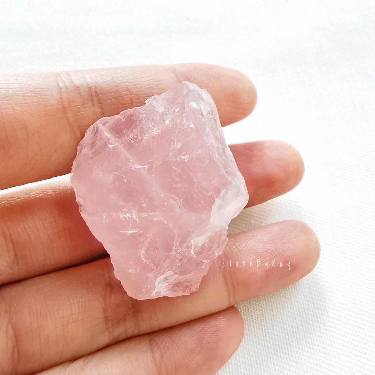 หินโรสควอตซ์ก้อนธรรมชาติ(Rose Quartz)
