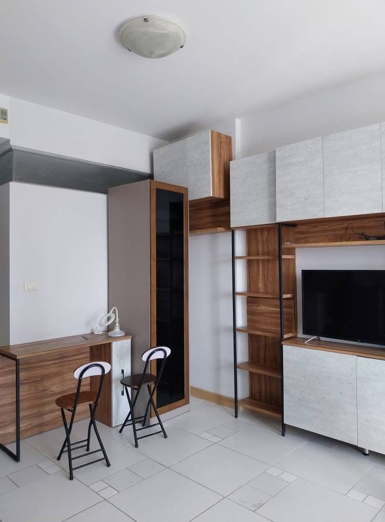 ให้เช่าคอนโด Supalai River Place (ศุภาลัย ริเวอร์เพลส) High Rise โซนพื้นที่ ถนนเจริญนคร BTSกรุงธน 📍 ห้องแบบ Studio / 1ห้องน้ำ · ขนาดห้อง 34 ตรม. ชั้น 18